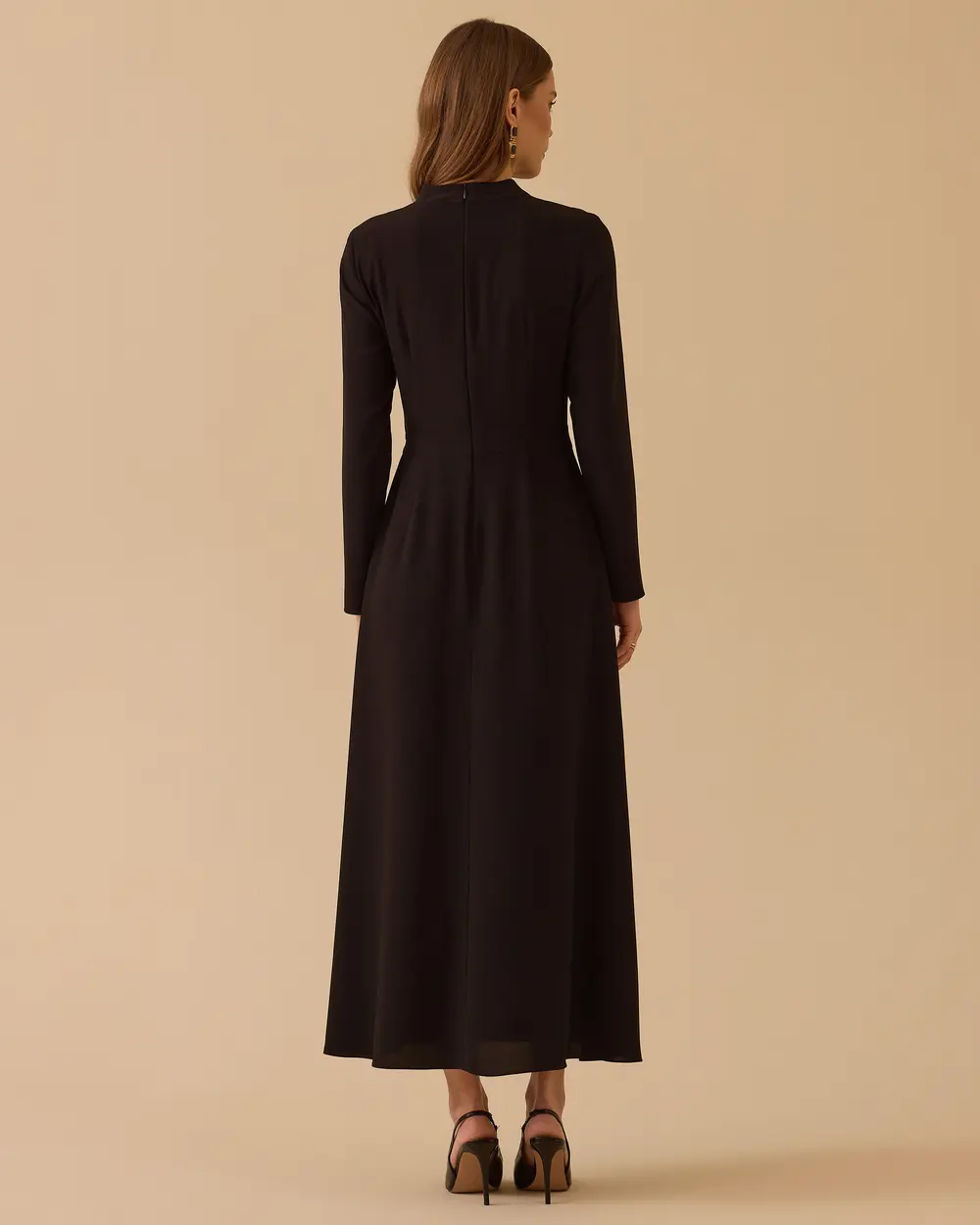 Long Dress with Bow Detail