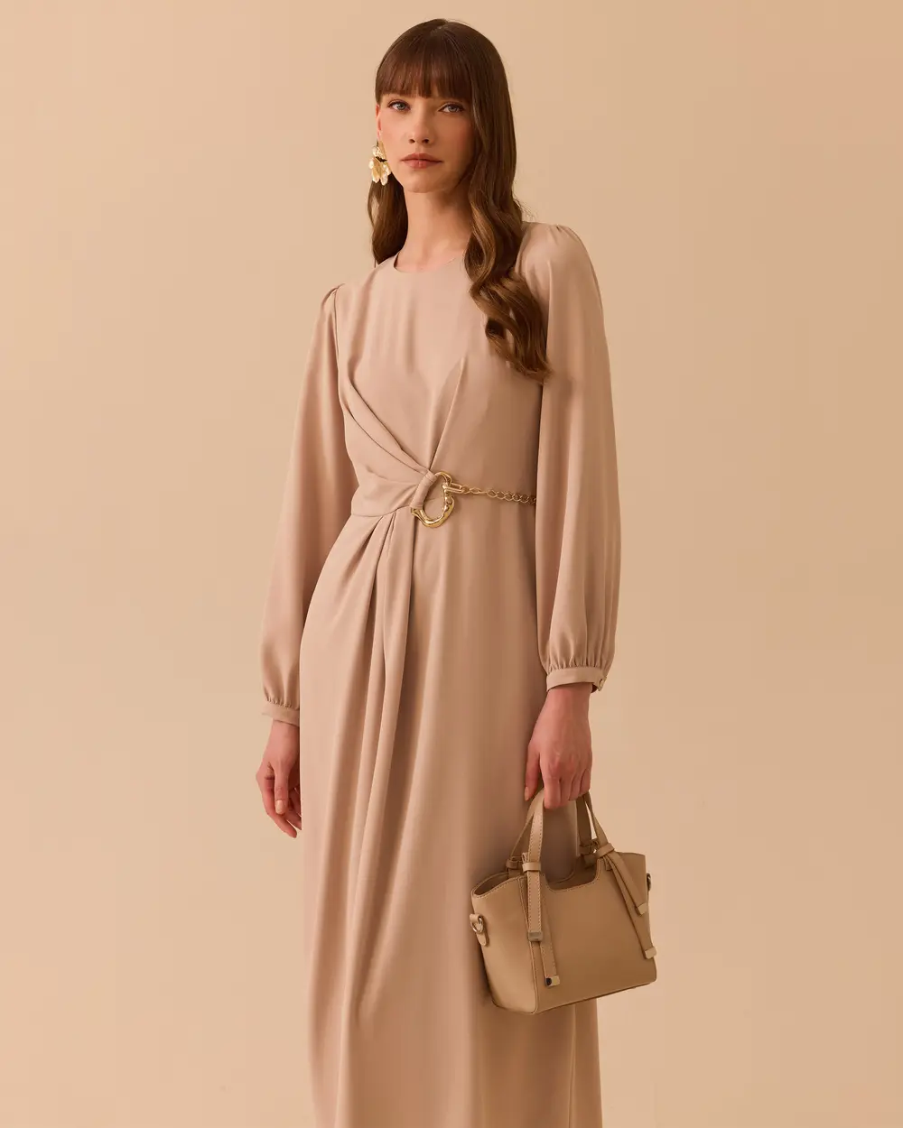 Accessory Detailed Dress