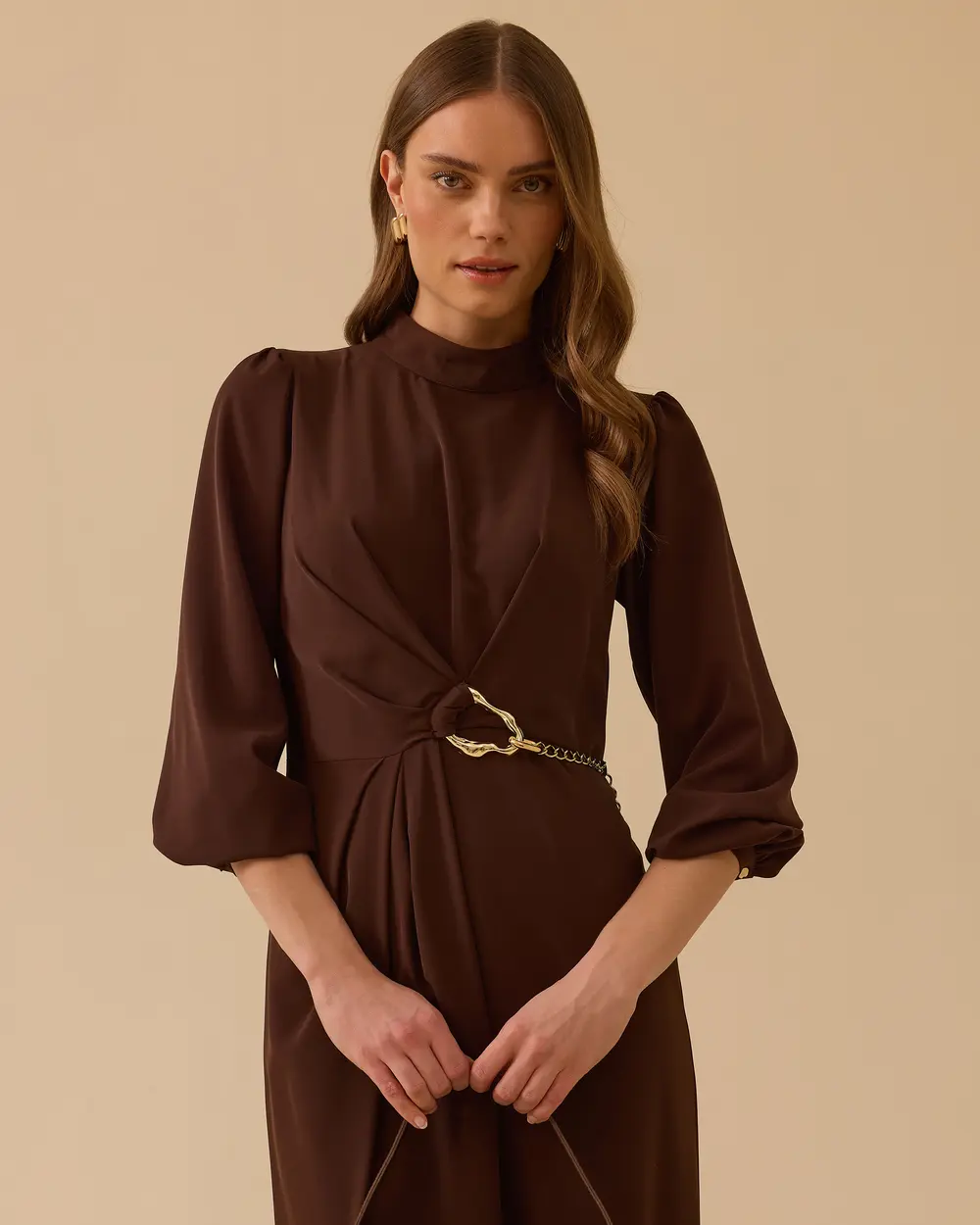 Accessory Detailed Dress
