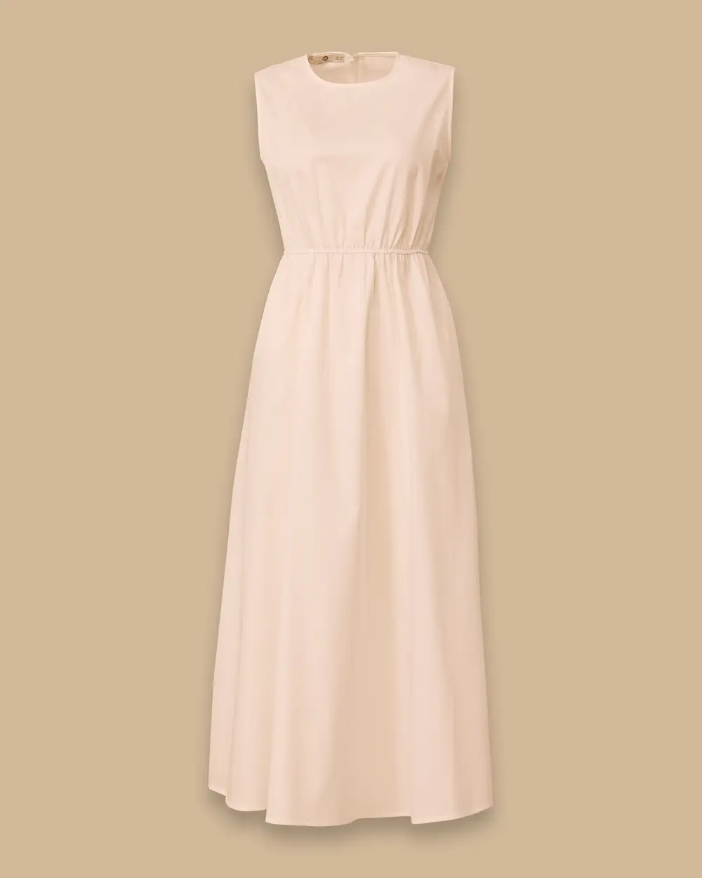 Elastic Waist Sleeveless Basic Dress