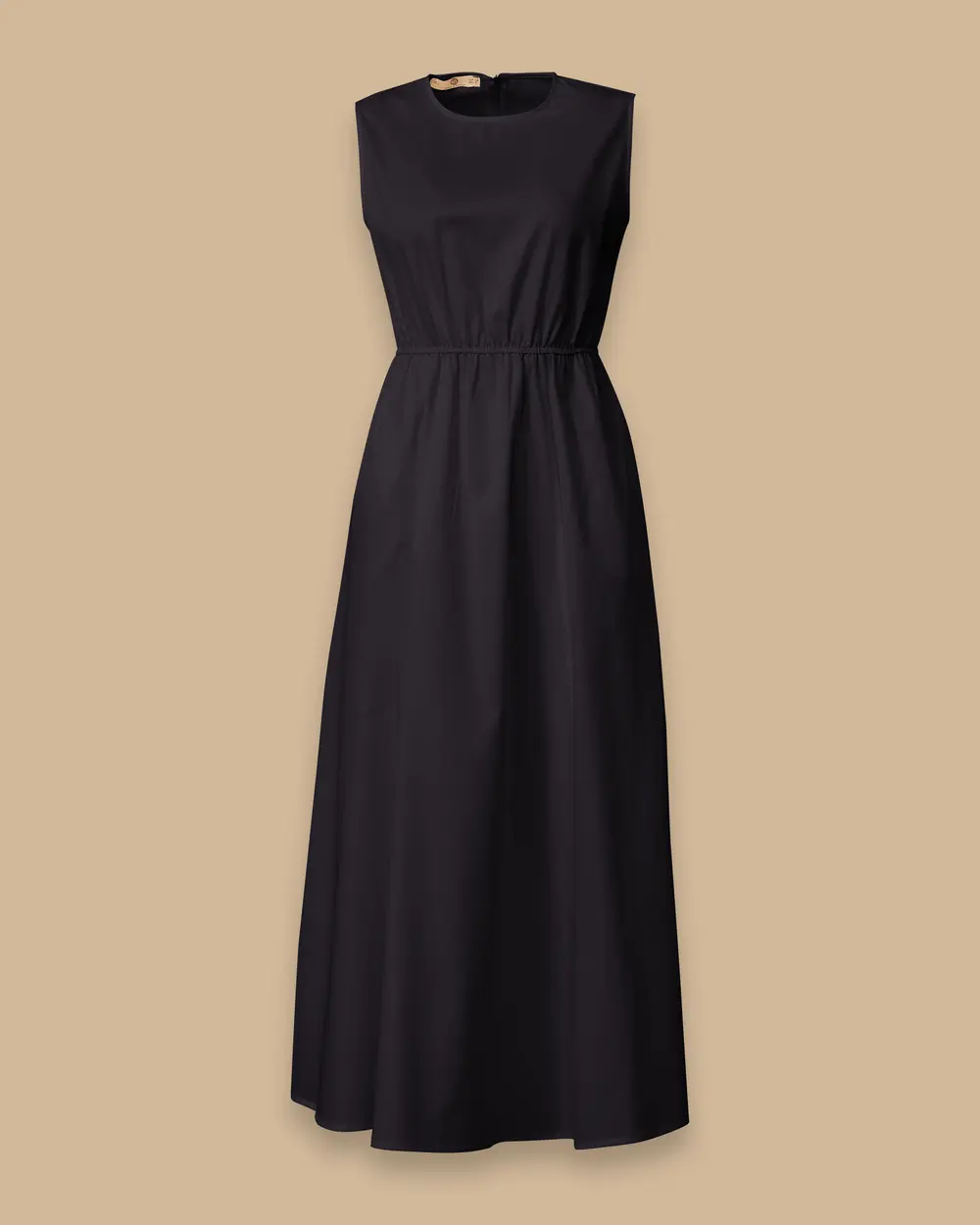 Elastic Waist Sleeveless Basic Dress