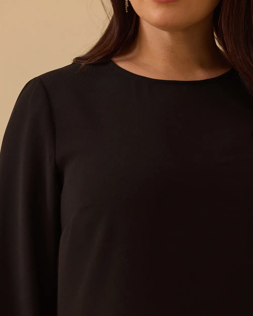 Büyük Beden Midi Basic Elbise