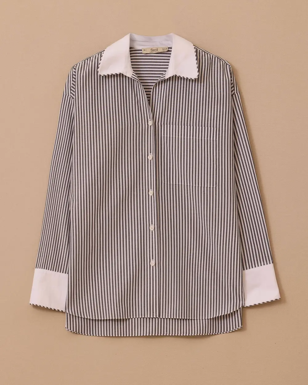 Çizgili Koton Gömlek