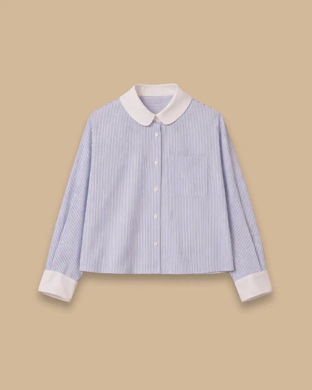 Çizgili Bel Boy Gömlek
