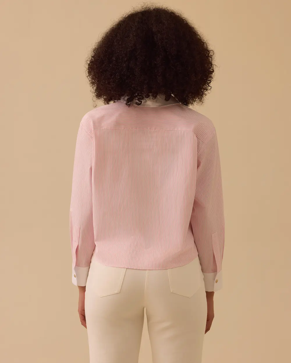 Çizgili Bel Boy Gömlek