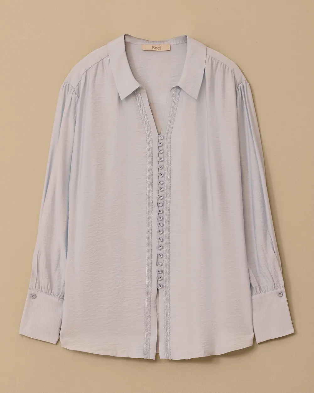 Buttoned Seersucker Shirt