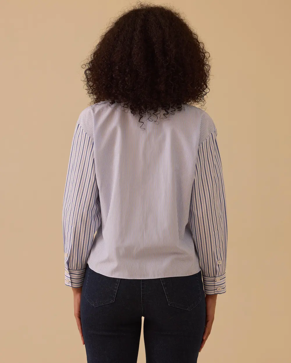 Çizgili Koton Gömlek