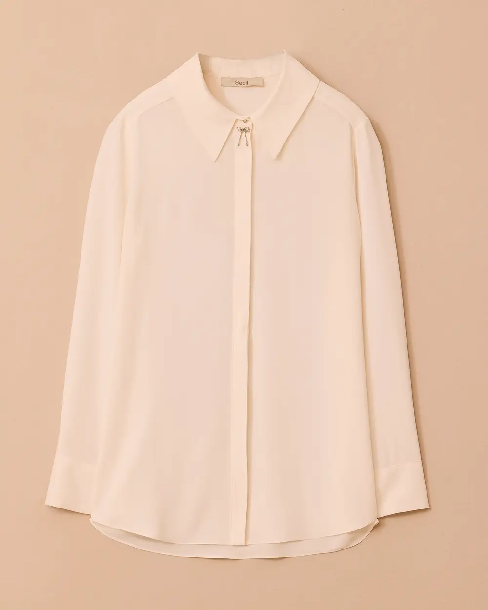 Long Sleeve Shirt with Accessory Detail