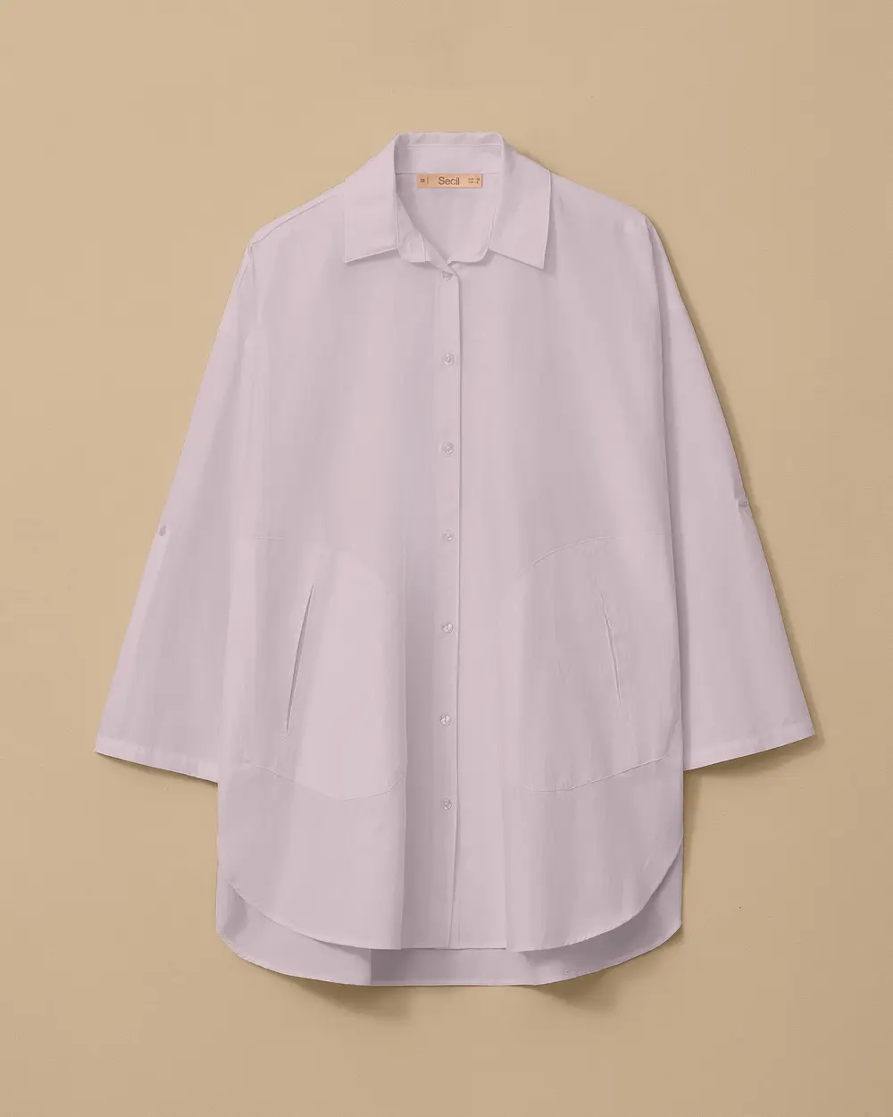 Oversized Foldable Sleeve Shirt