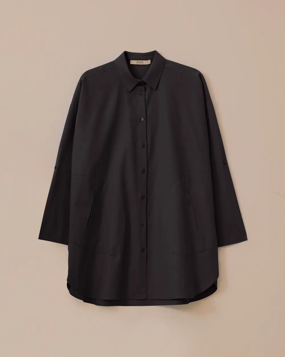 Oversized Foldable Sleeve Shirt