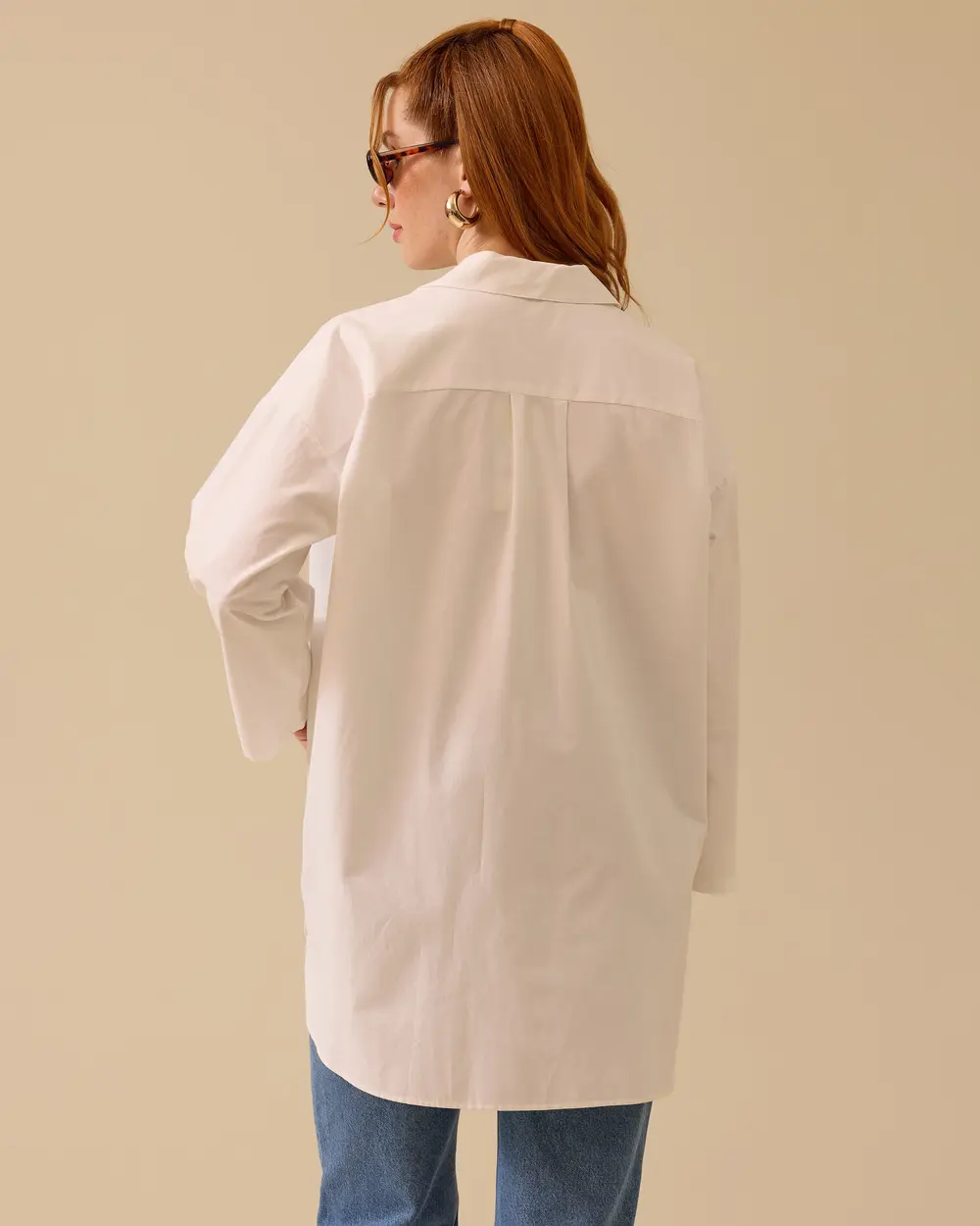 Oversized Foldable Sleeve Shirt