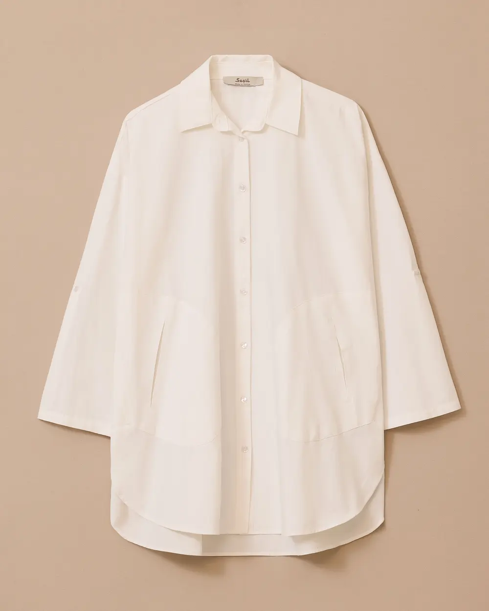 Oversized Foldable Sleeve Shirt