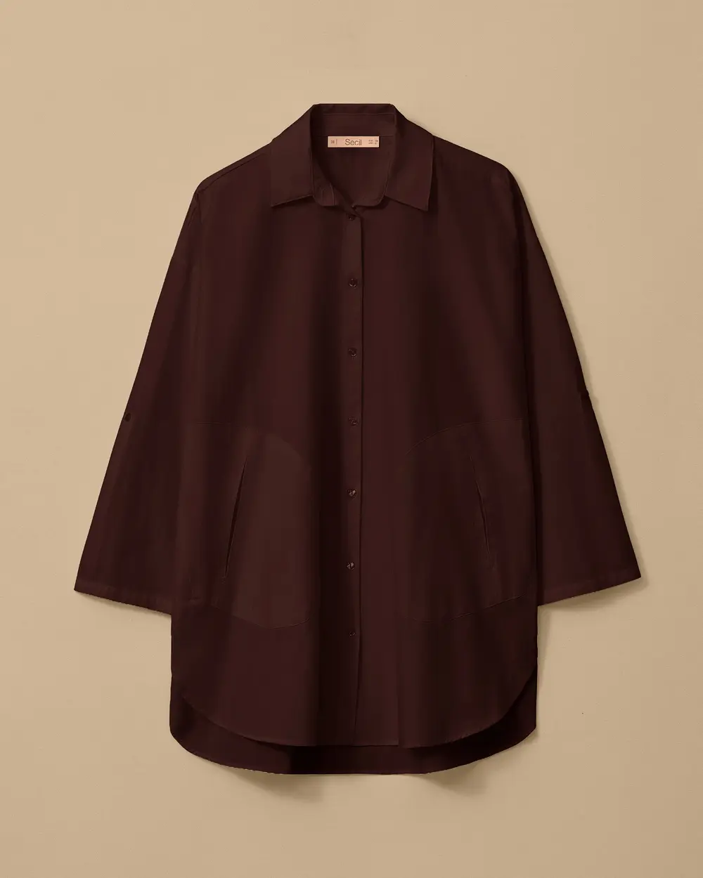 Oversized Foldable Sleeve Shirt