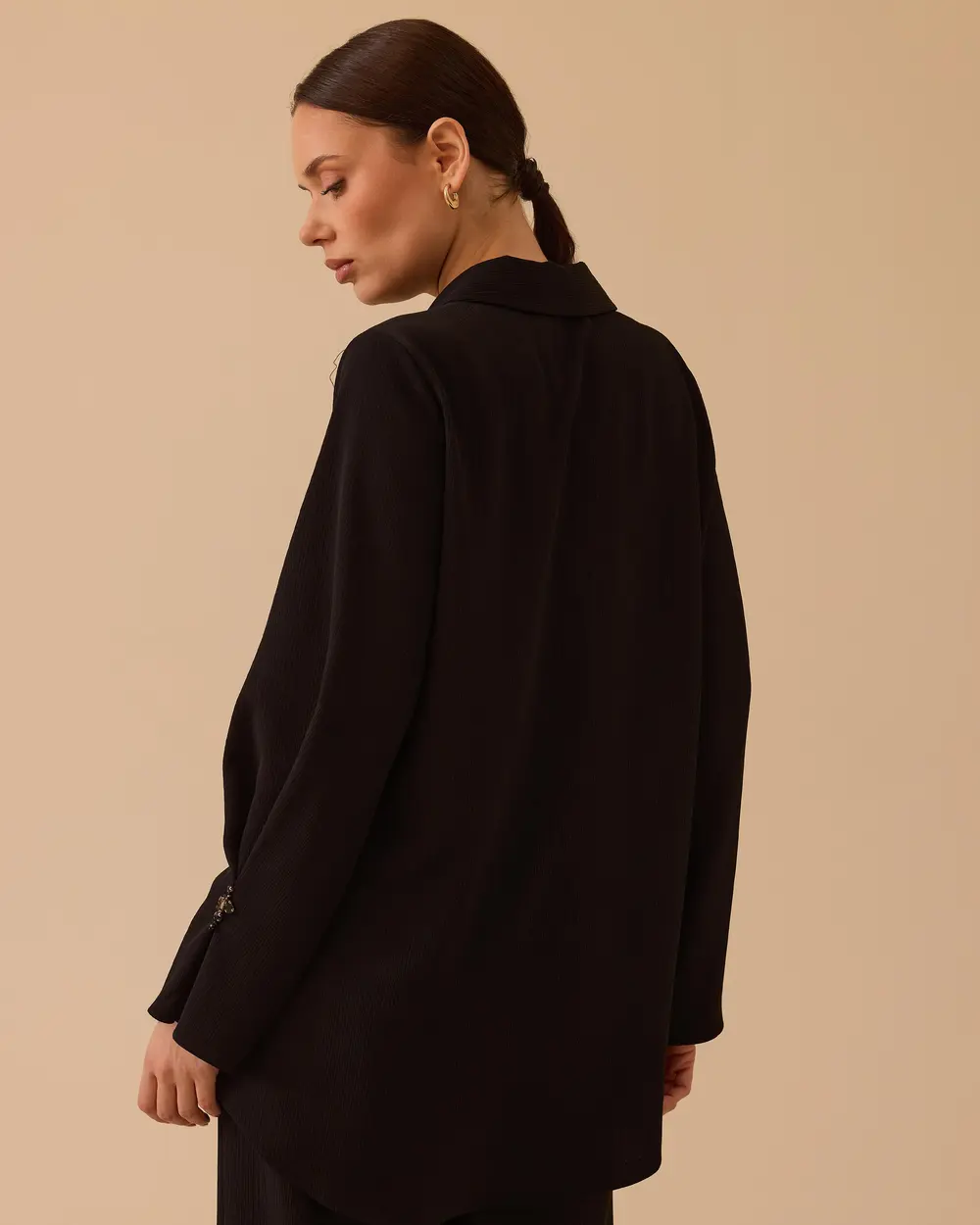 Stone Detailed Shirt