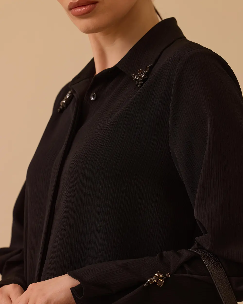 Stone Detailed Shirt