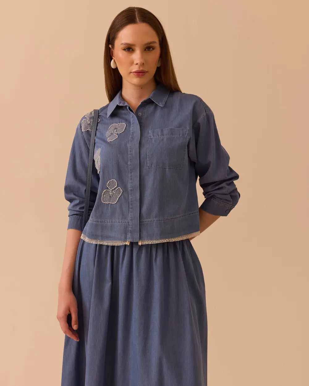 Bead Detailed Shirt