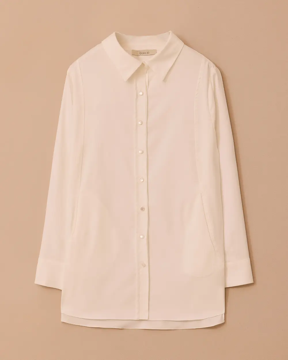 Büyük Beden Basic Koton Gömlek