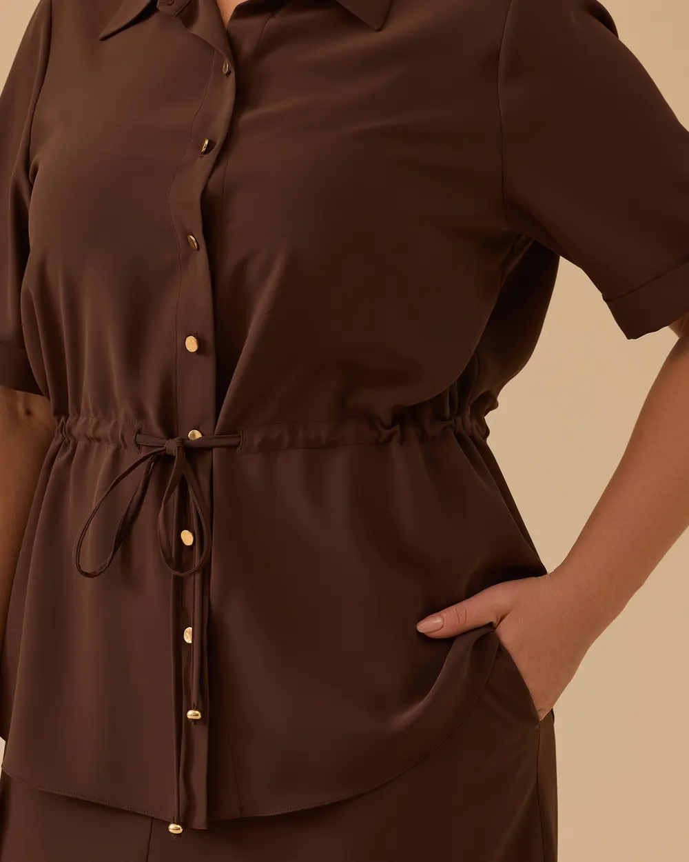 Shirt with Binding Detail