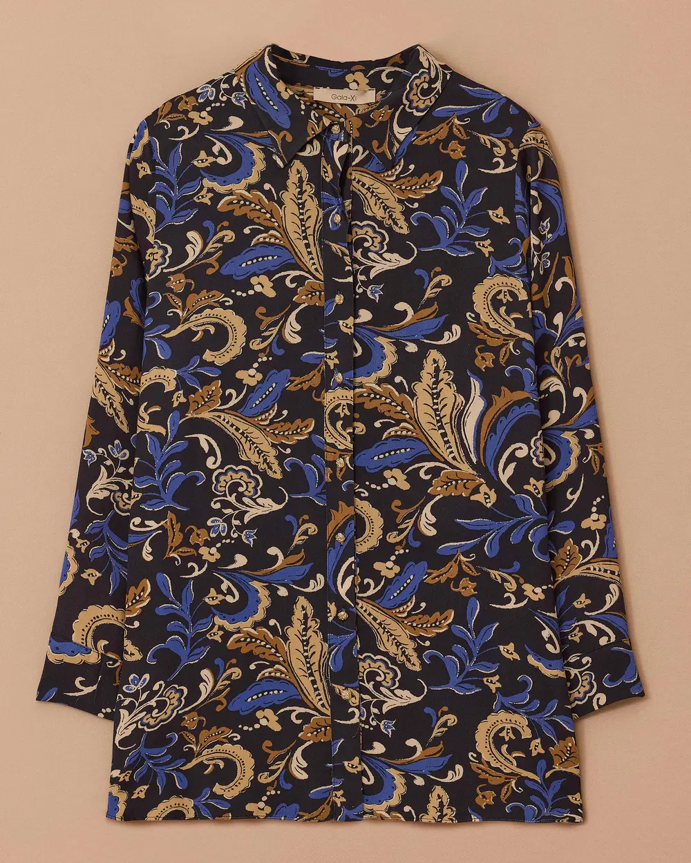 Büyük Beden Desenli Gömlek