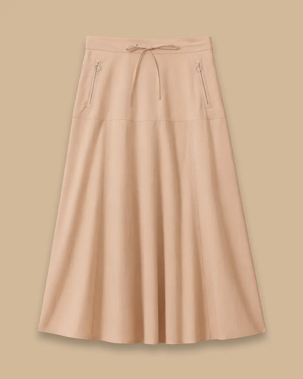 Cepli Bağlama Detaylı Paraşüt Etek