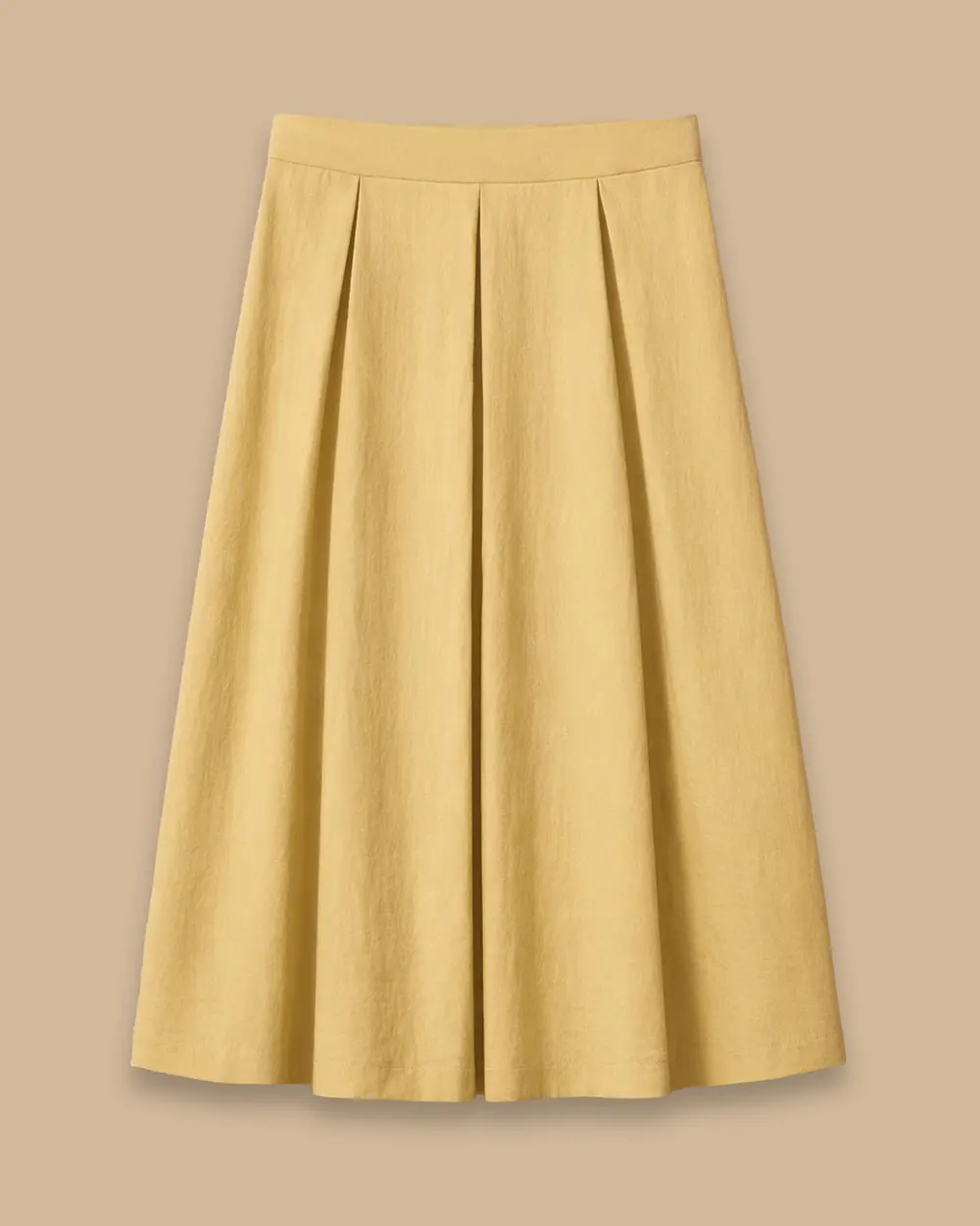 Bele Oturan Pile Detaylı Etek