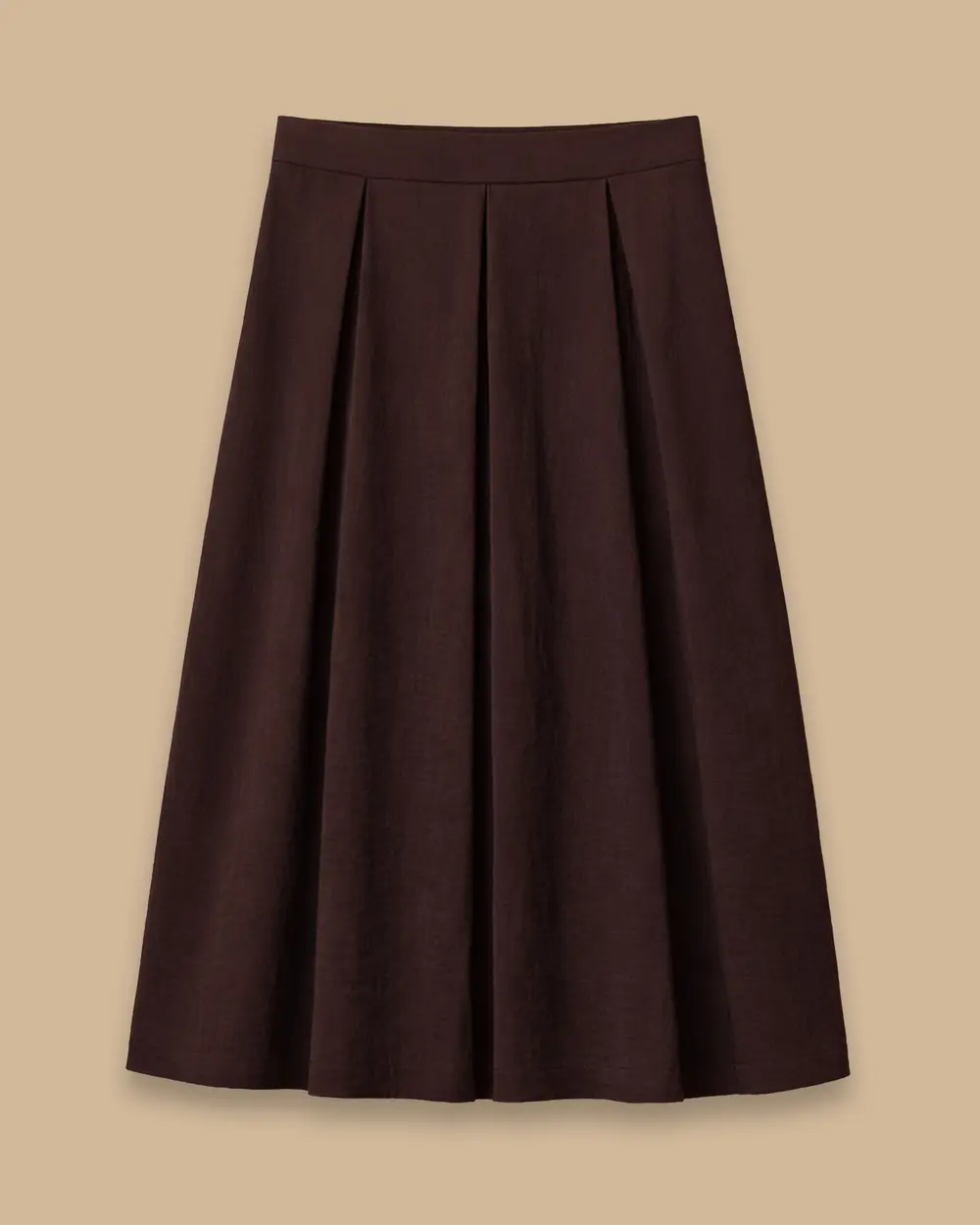 Bele Oturan Pile Detaylı Etek