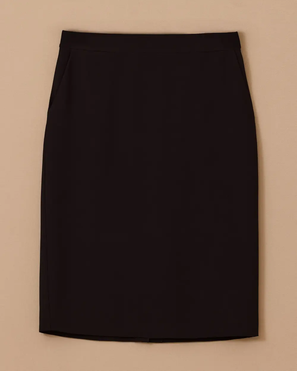 Cepli Diz Boyu Klasik Etek