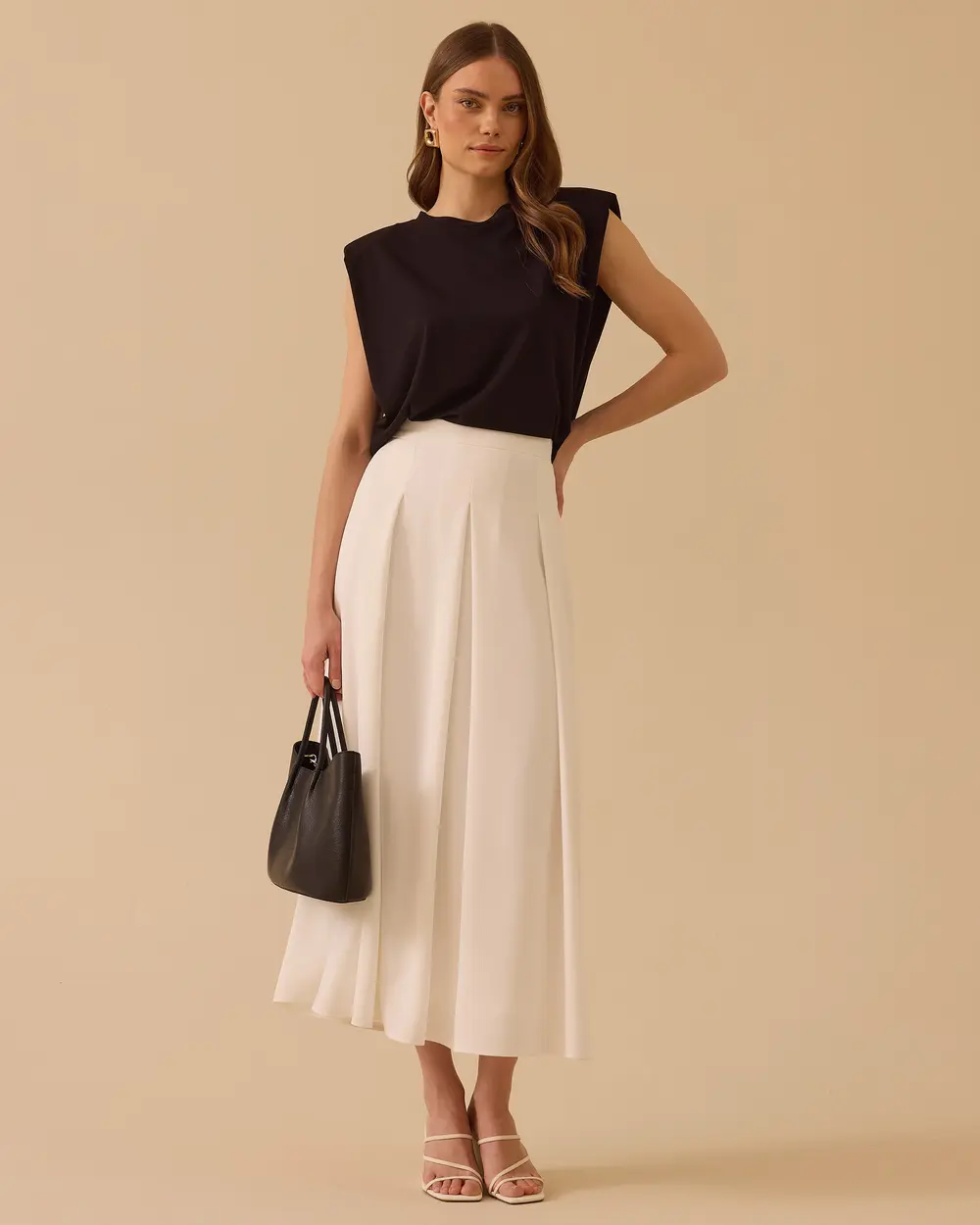 Pile Detaylı Kloş Etek