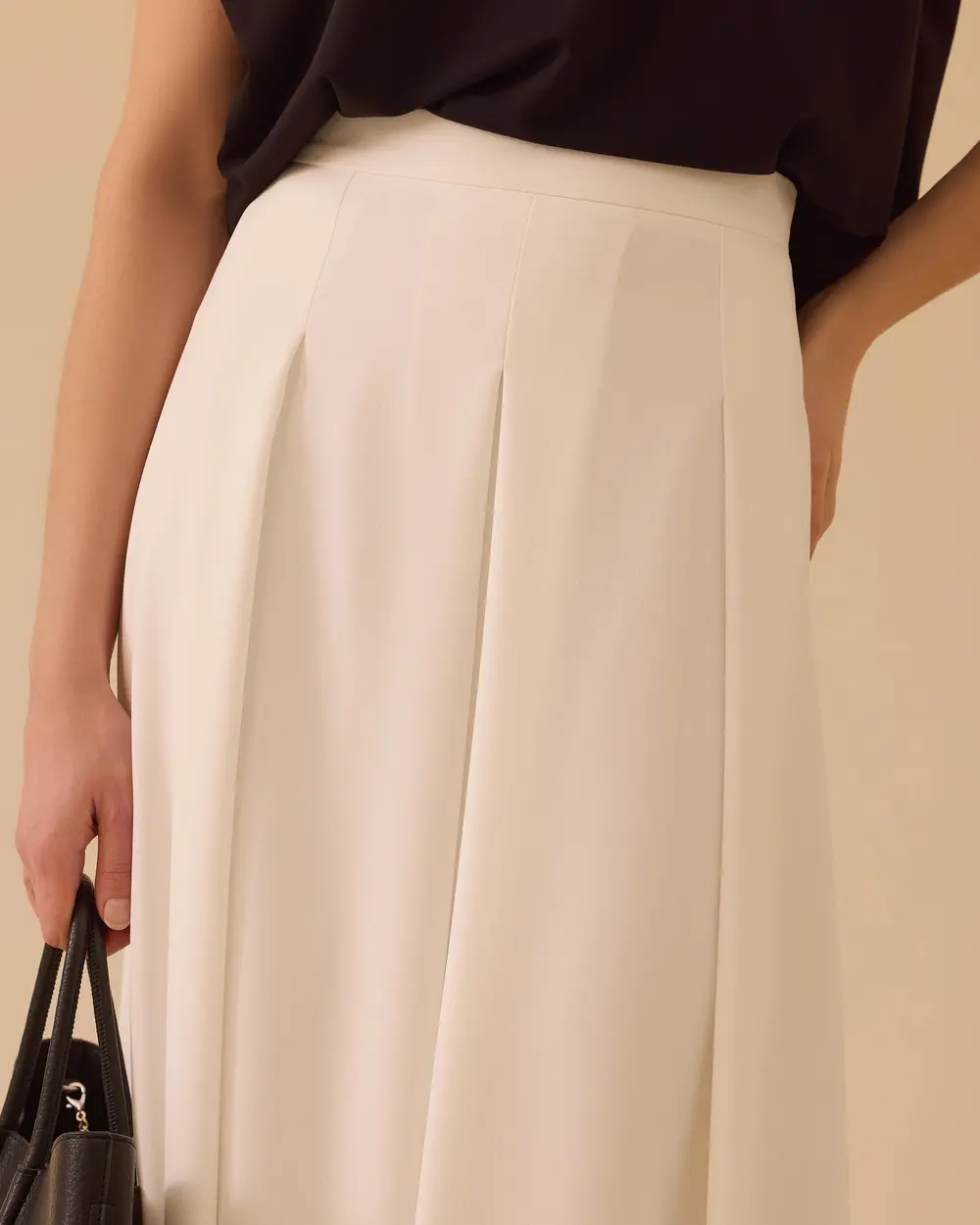 Pile Detaylı Kloş Etek