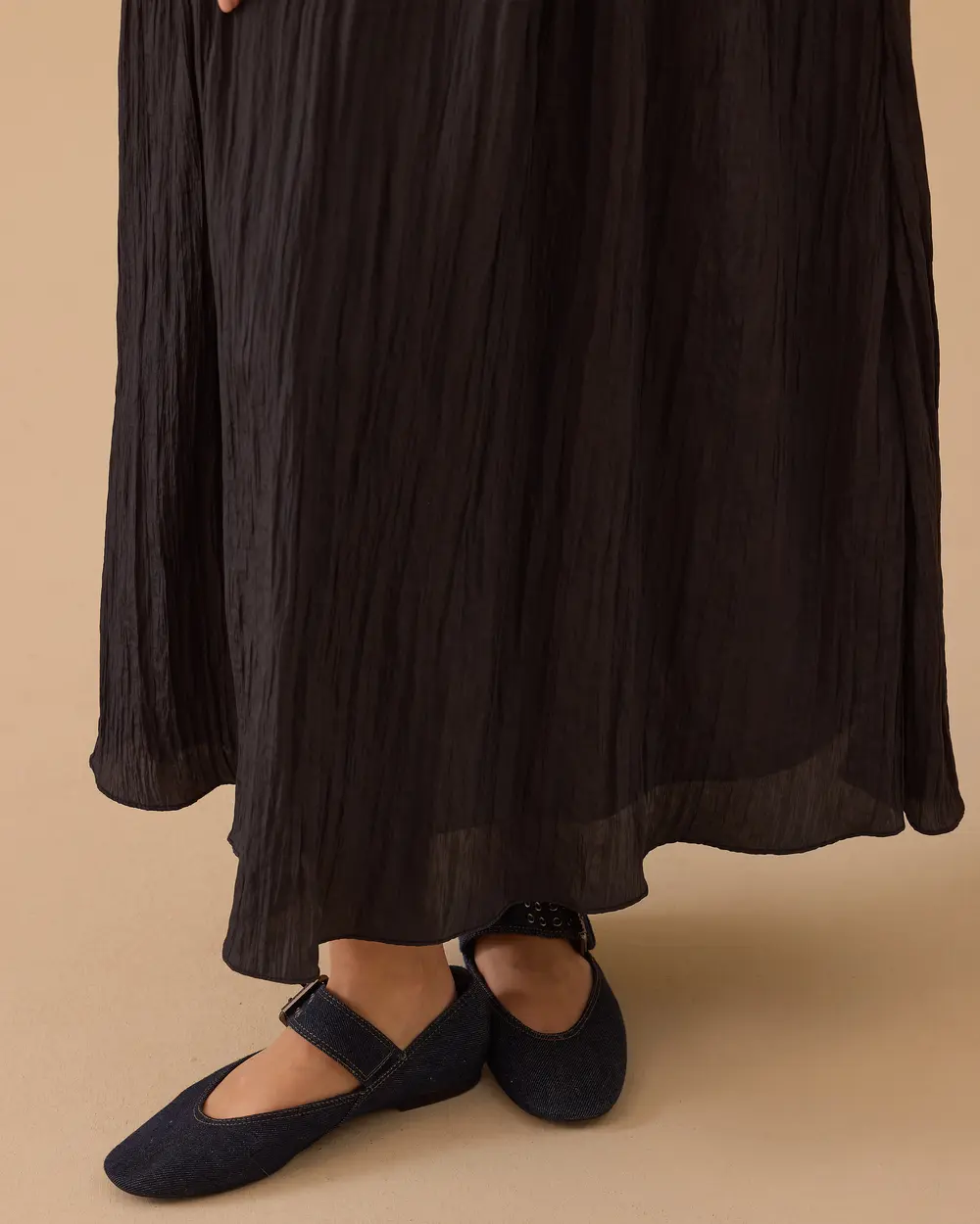 Elastik Bel Uzun Etek