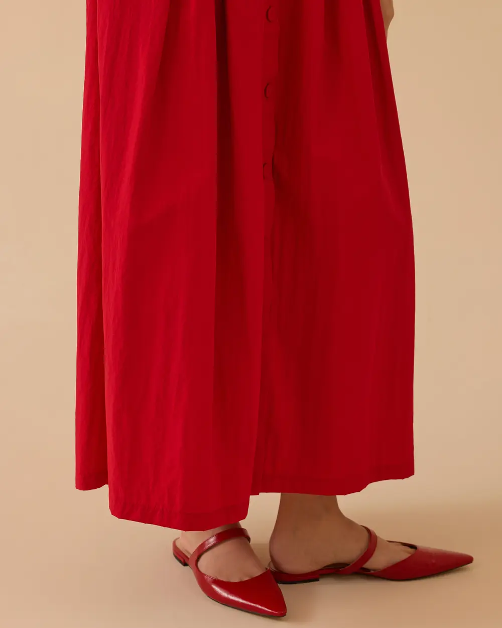 Pileli Cepli Uzun Etek