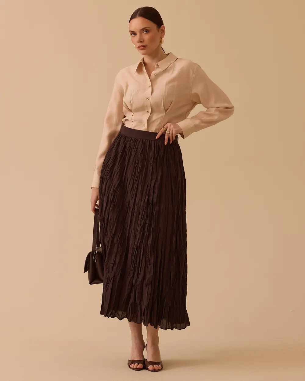 Kırışık Dokulu Etek