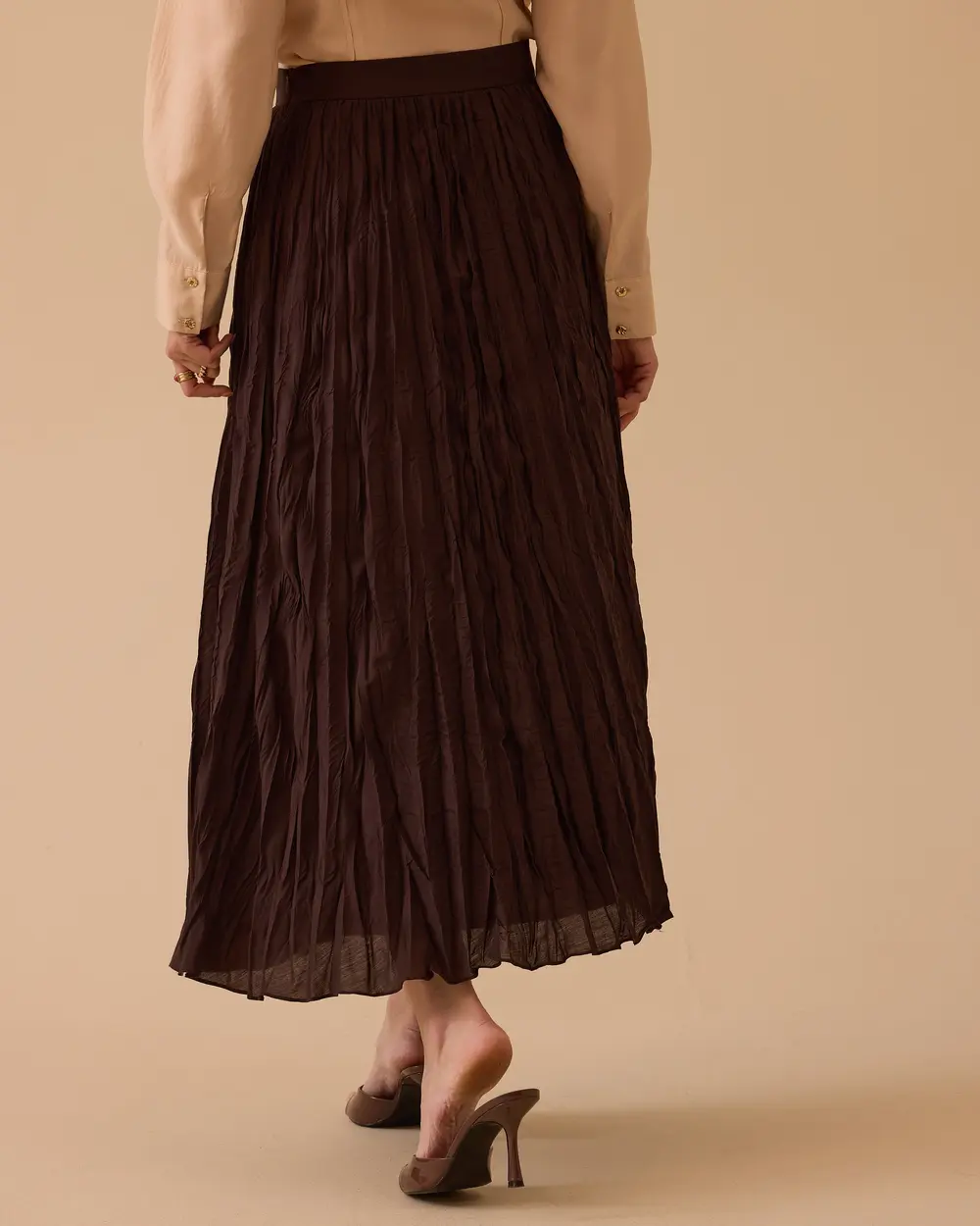 Kırışık Dokulu Etek