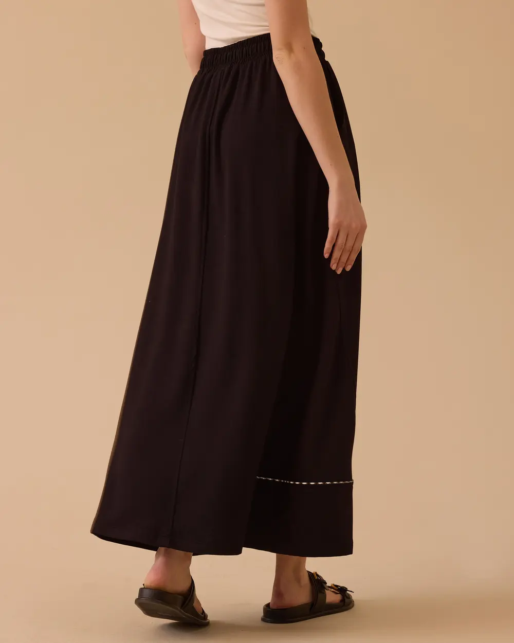 Bağcıklı Cep Detaylı Etek