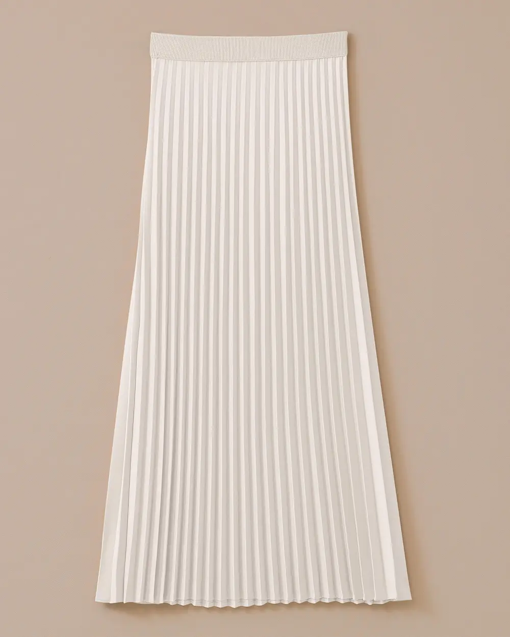 Pleated Maxi Skirt