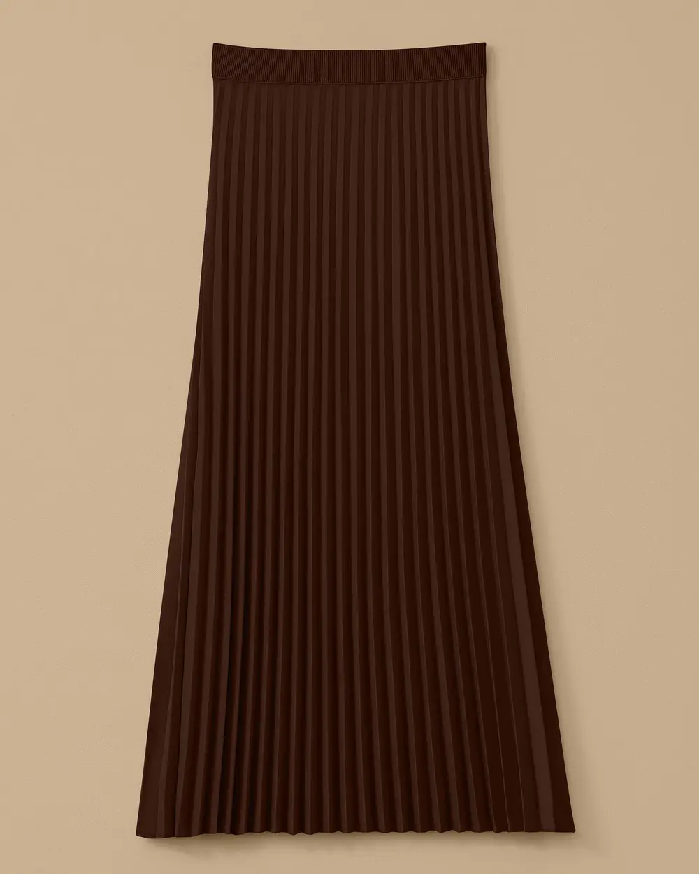 Pleated Maxi Skirt