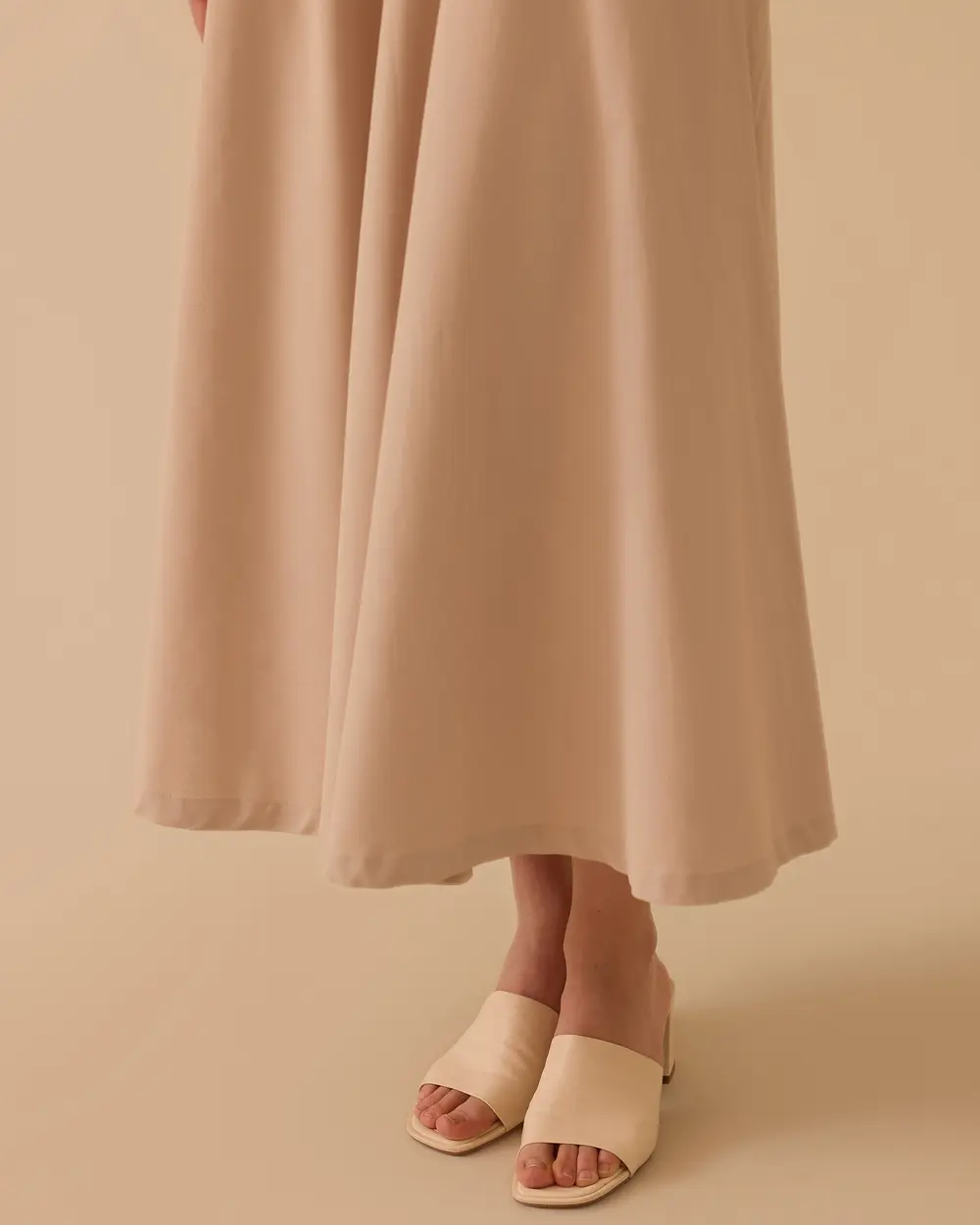 Cepli Midi Kloş Etek