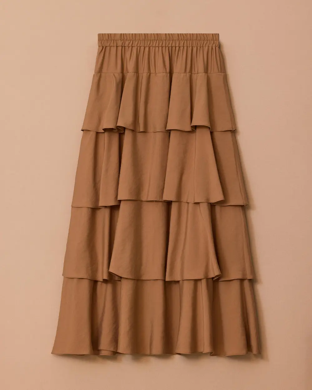 Long Skirt with Layered Flounces