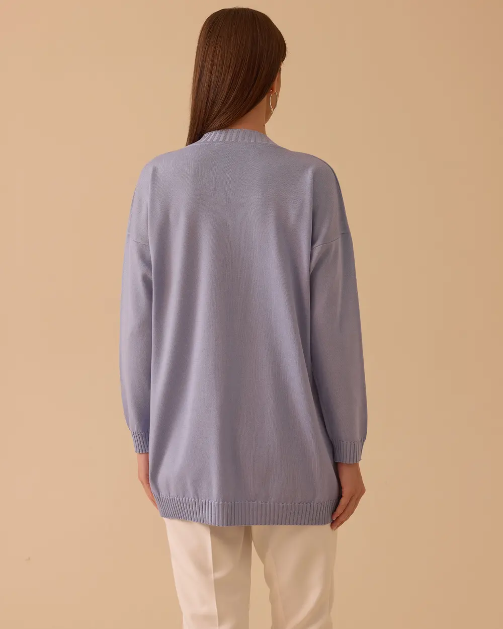 Sıfır Yaka Basic Triko Tunik