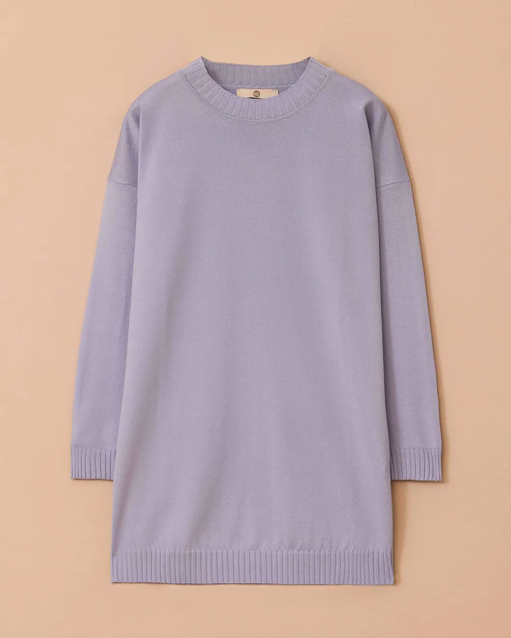 Sıfır Yaka Basic Triko Tunik