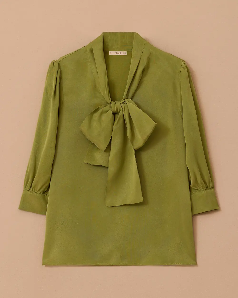 Scarf Collar Blouse