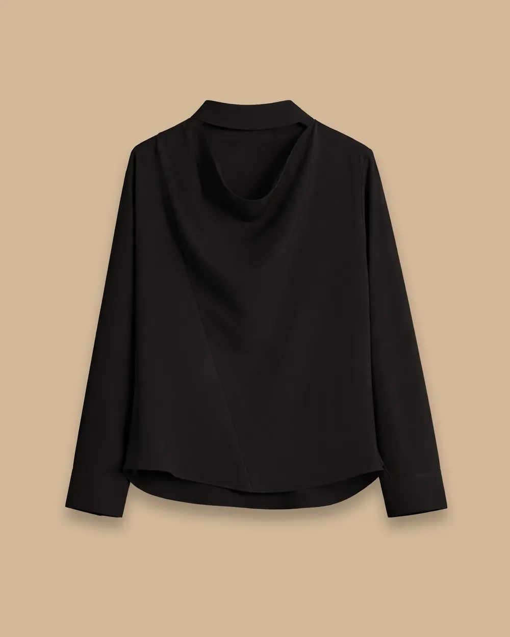 Degaje Yaka Pencere Detaylı Bluz