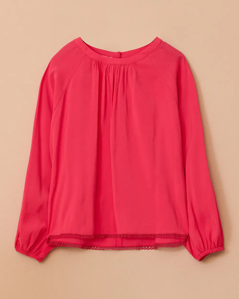 Fisto Detaylı Uzun Kollu Bluz