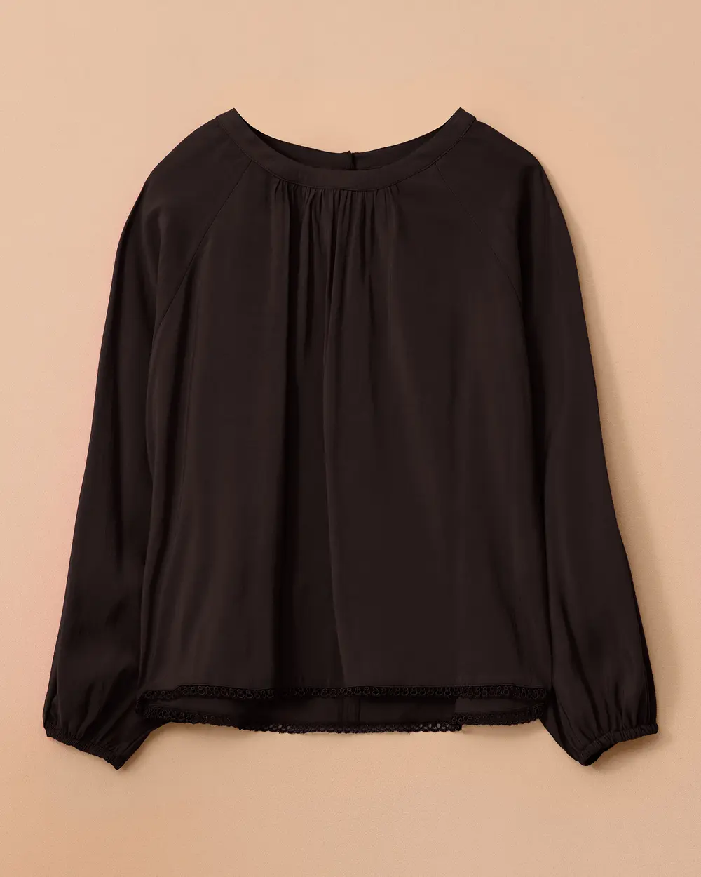 Fisto Detaylı Uzun Kollu Bluz