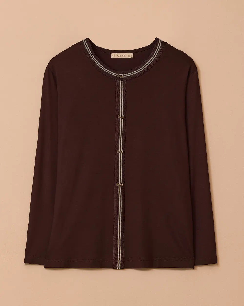 Büyük Beden Şeritli Bluz