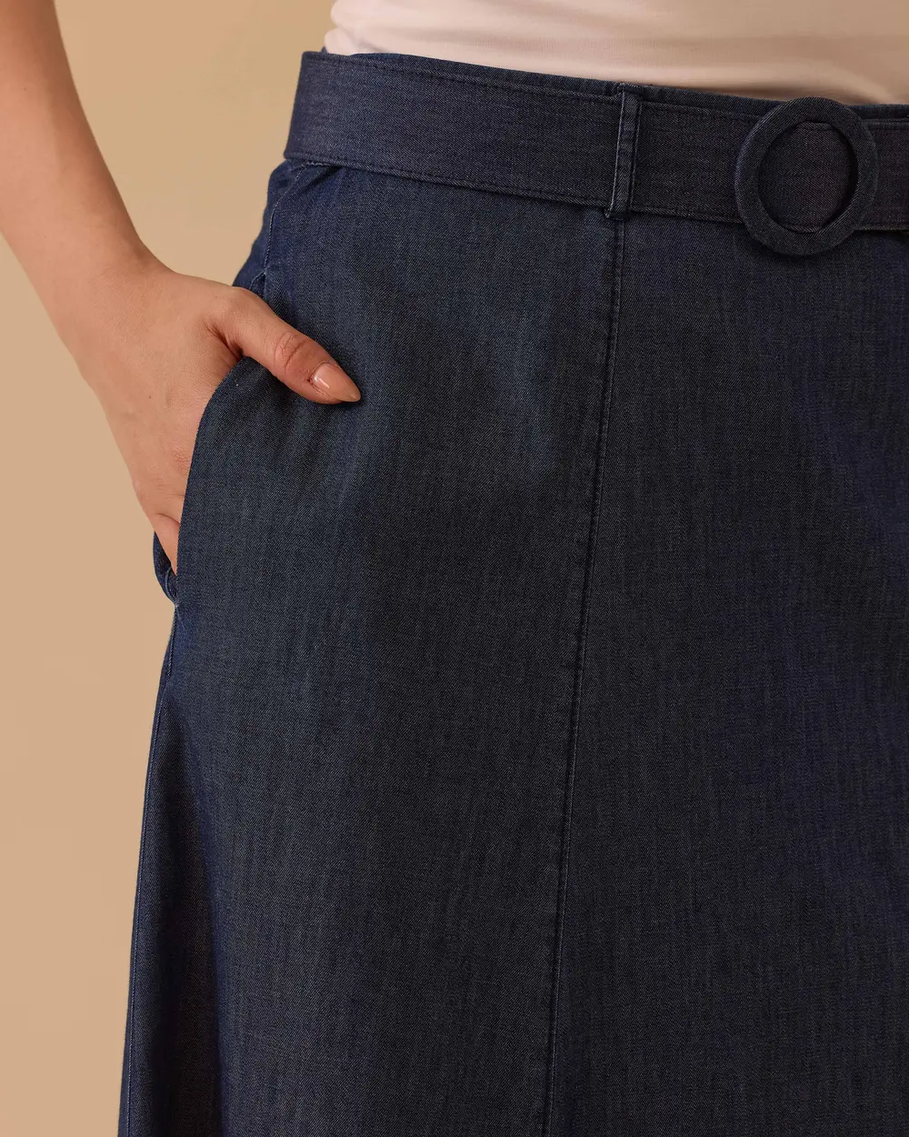 Kemerli Cepli Jean Etek