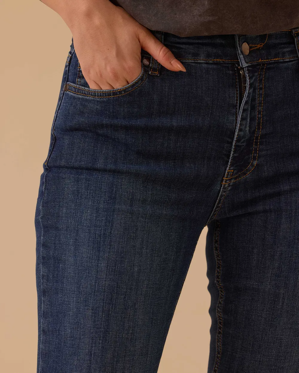 Full Length Flared Jean Pants