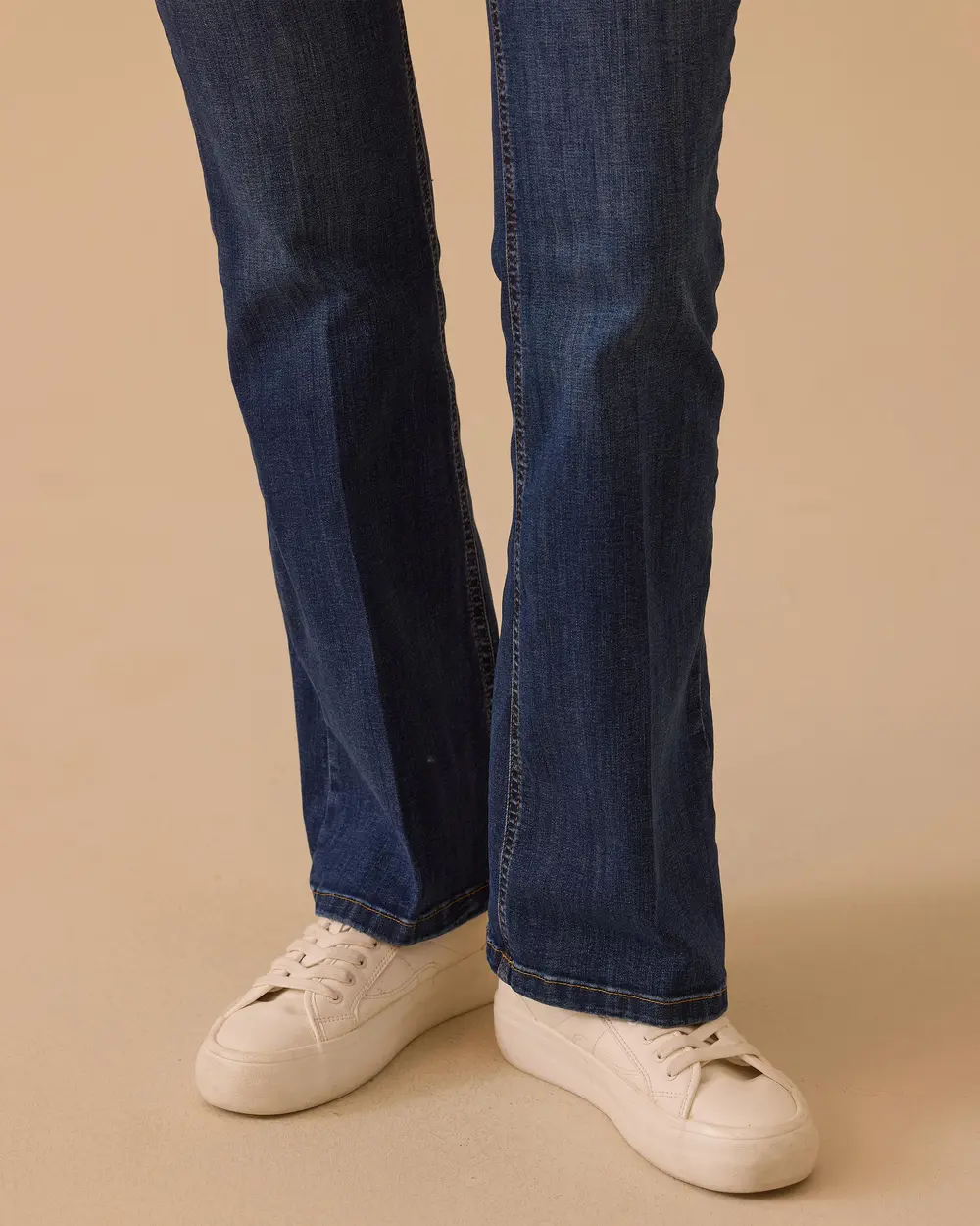 Full Length Flared Jean Pants