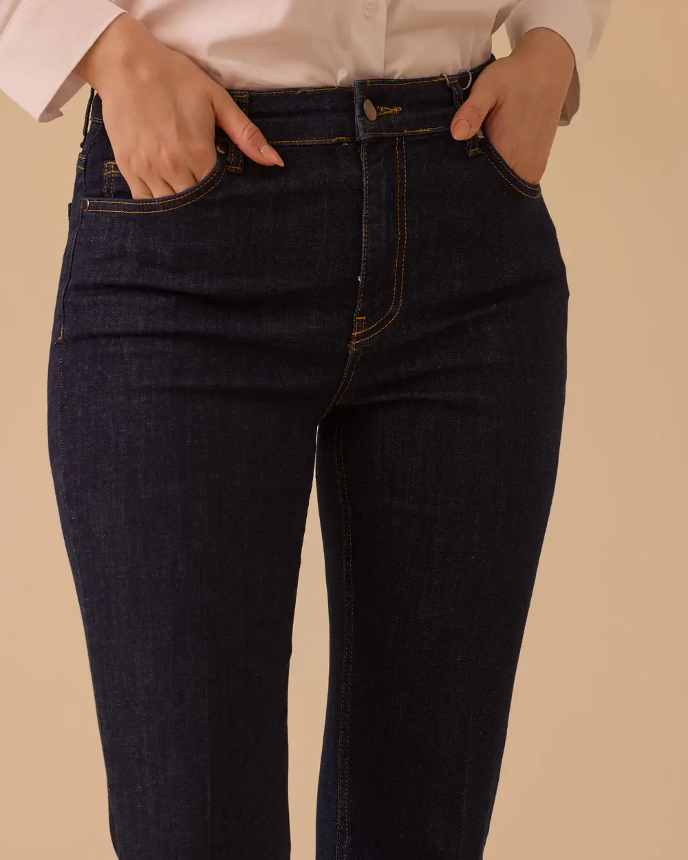 Full Length Flared Jean Pants