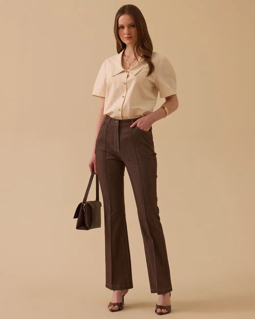 Cepli İspanyol Paça Jean Pantolon